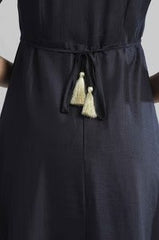 Blue Yarn-Dyed Kurta AURELIA