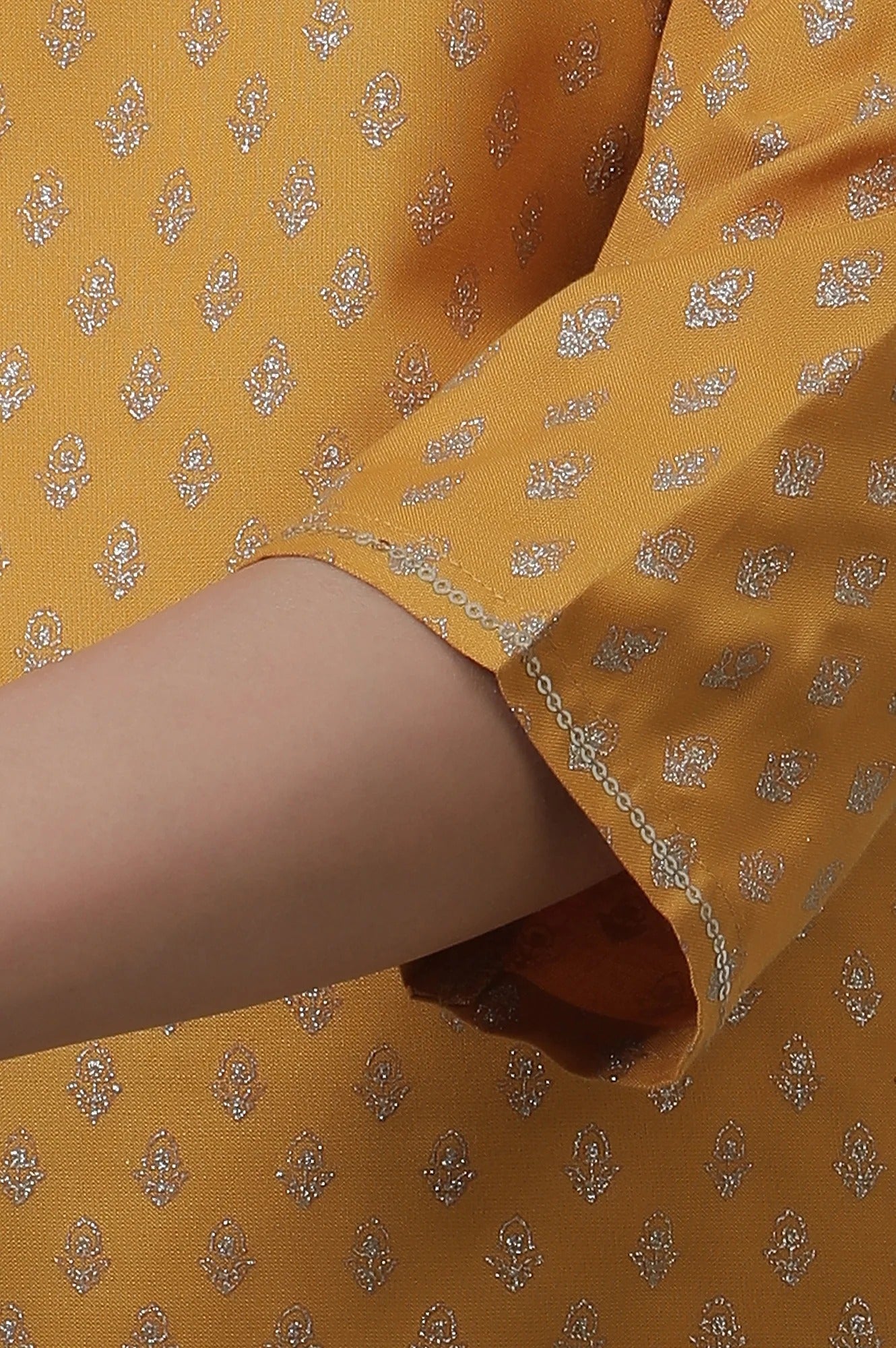Woman Yellow Embroidered Kurta W for Woman