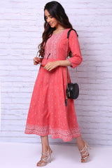 Coral Art Silk Kalidar Kurta RANGRITI