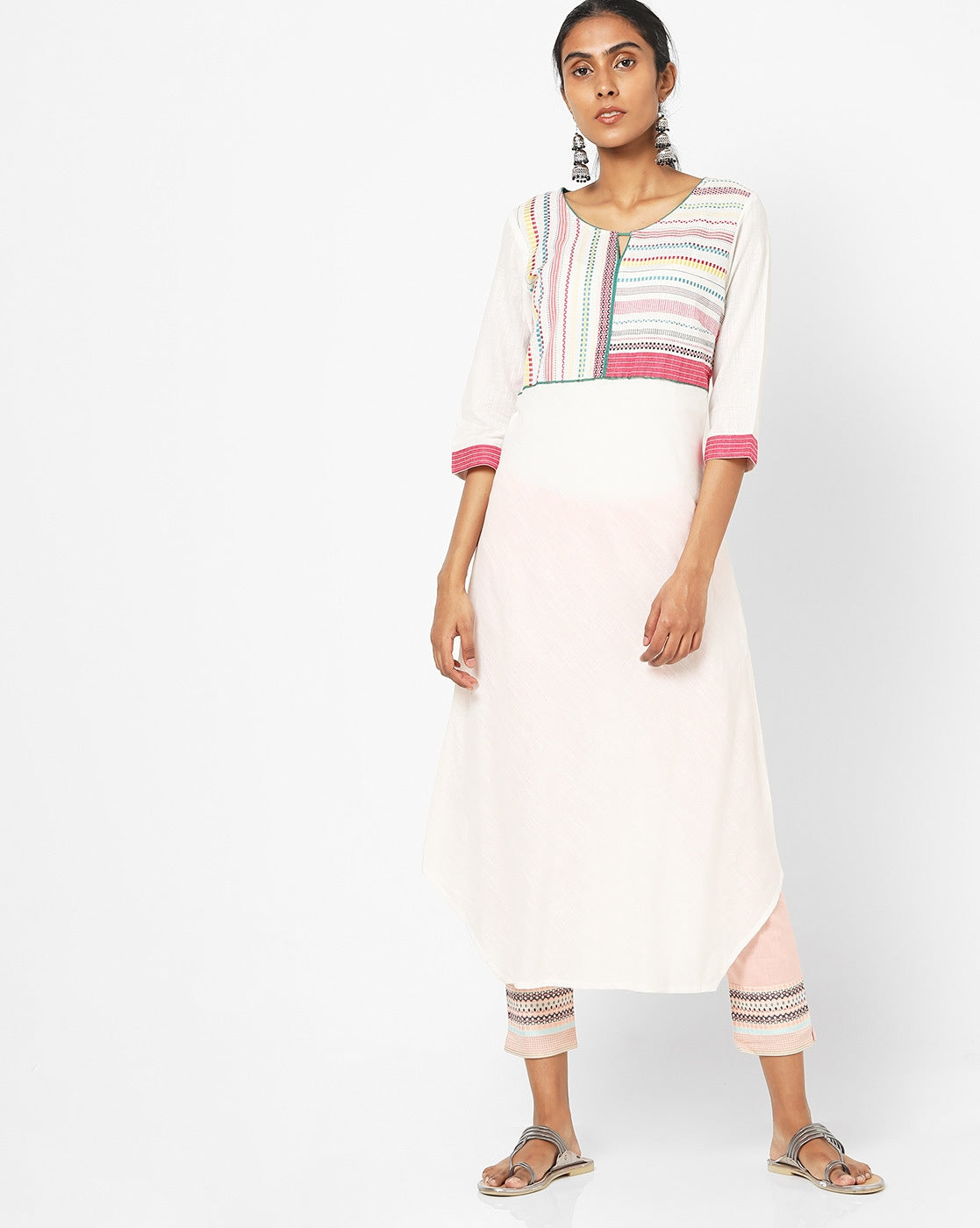 Embroidered Straight Kurta AURELIA