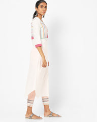 Embroidered Straight Kurta AURELIA