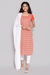 Orange Ethnic kurta AURELIA