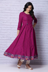 RANGRITI Phalsa Viscose Kurta – Size 32
